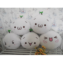 white color cute car pillow